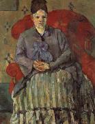 Paul Cezanne Madame Cezanne in a Red Armchair Spain oil painting artist